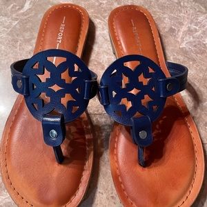 Report Blue Sandals